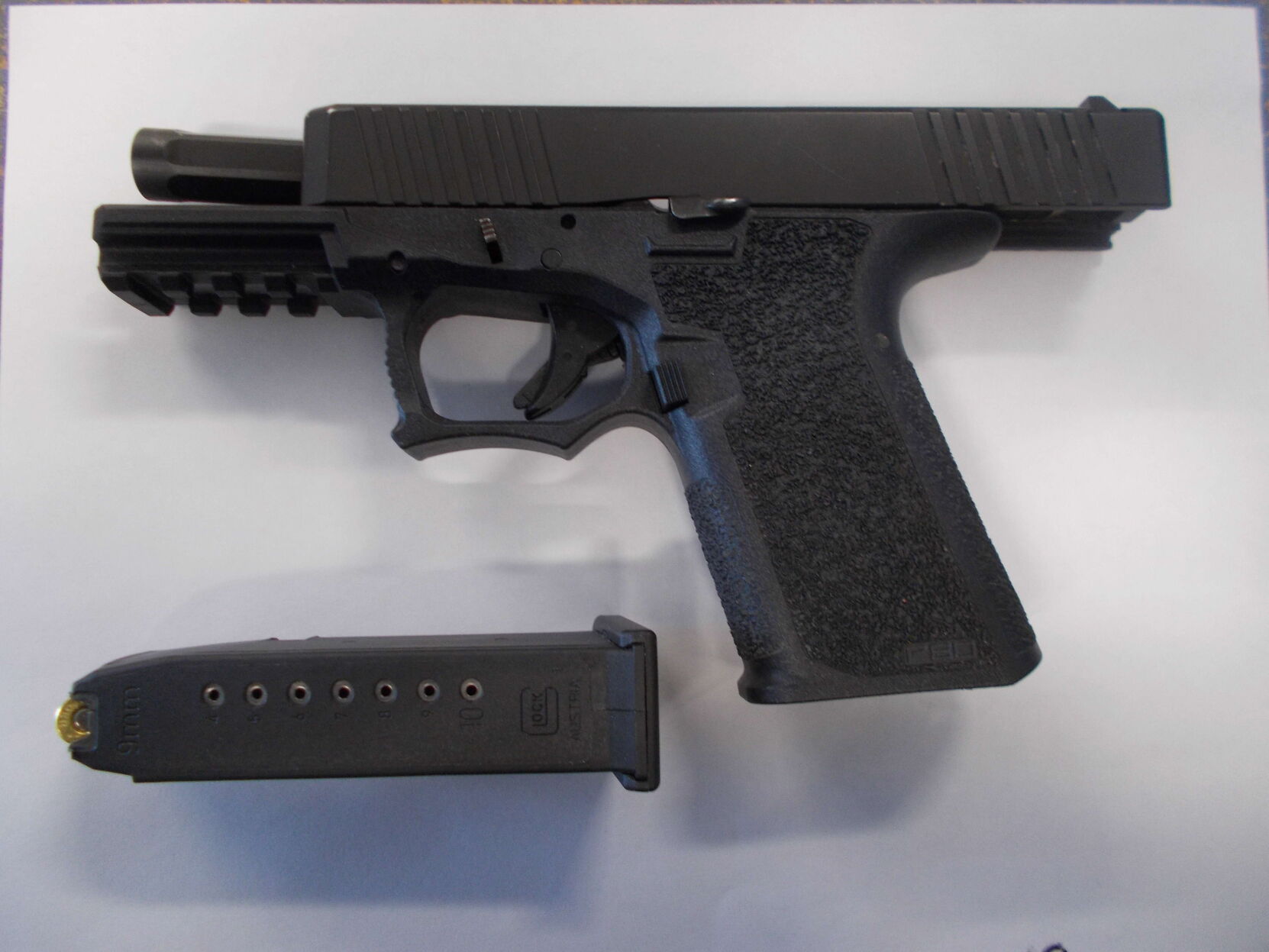 A photo of a gun